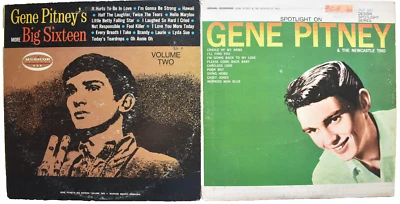 GENE PITNEY 2 RECORD LOT MORE BIG SIXTEEN VOL.2 & SPOTLIGHT ON VINYL LP 1965 Foto 1 de 4