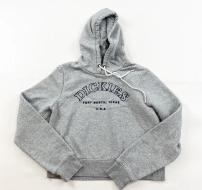 Sudadera con capucha suéter Dickies gris medio para mujer Foto 1 de 3