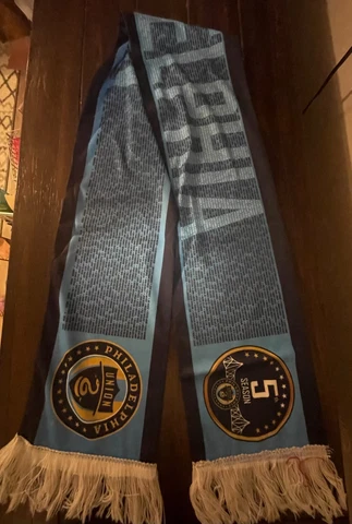 Exclusive 2014 Philadelphia Union "5th Season" Season Ticket Scarf Cover