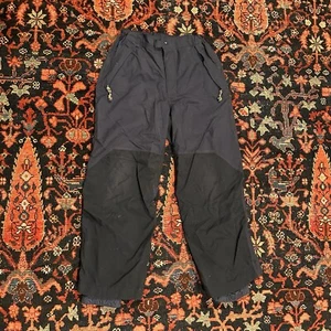 VTG Patagonia Pants Kids 12 Black Snow pants Insulated Cold Weather Snow 90s - Picture 1 of 9