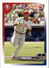 2005 Topps Total Philadelphia Phillies Baseball Card #467 Marlon Byrd