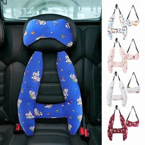 Head Pillow Support Kid And Adult Car Sleeping Safety H-Shape Travel Cushion - Picture 1 of 17