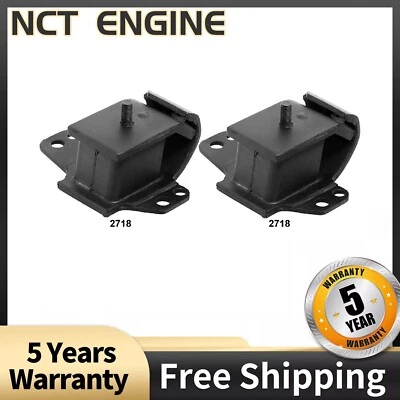 Juego de 2 piezas de soportes de motor delanteros izquierdo y delantero derecho para camioneta Nissan 92-86 L4-2,4L Foto 1 de 3