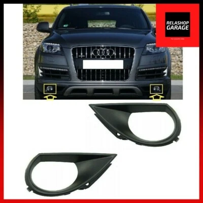 Juego de cubierta de rejilla de luz antiniebla para parachoques delantero izquierdo y derecho AUDI Q7 2006-2009 NUEVO Foto 1 de 4