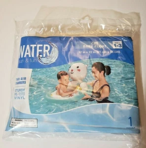 Infant inflatable cat face round baby pool float for swimming, 1 to 3 years old - Picture 1 of 3