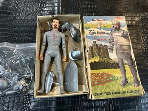 Vintage 1968 Marx Original Sir Stuart Silver Knight Caja Original (nbs8) - Imagen 1 de 1