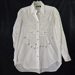 Vintage Varda Garfinkel Rhinestone Western Fringe Shirt- Stagecoach, Cowgirl... - Picture 1 of 4