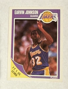 1989-90 Fleer - Magic Johnson #77 - Bild 1 von 2