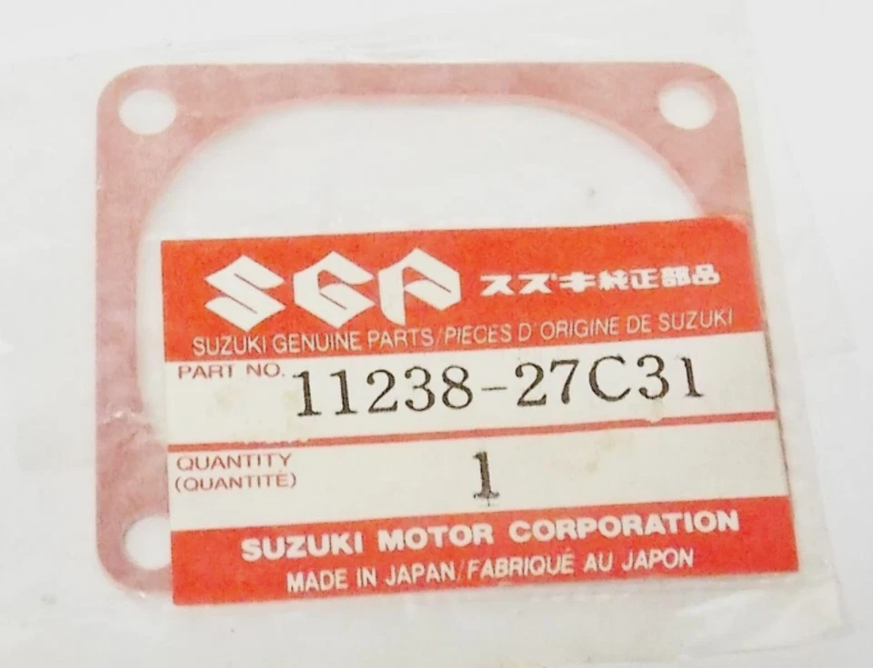 Junta de cubierta de cilindro original Suzuki RM125 1991-2000 11238-27C31 NUEVO DE STOCK Foto 1 de 1