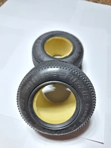 Vintage RC Proline Square Fuzzie Pro - 99 2.2 Stadium Truck Rear Tires - Picture 1 of 8