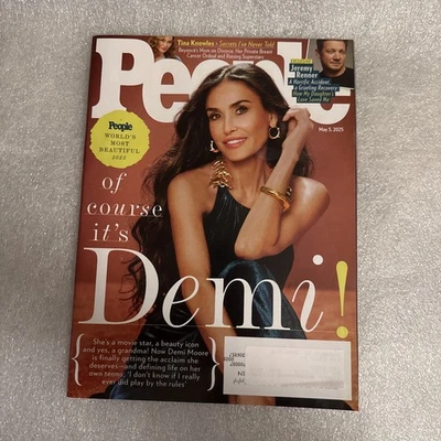 PEOPLE Magazine May 5 2025 Demi Moore World's Most Beautiful Jeremy Renner - Image 1 of 2