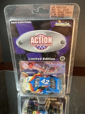 Joe Nemechek #42 Bell South 1997 Chevrolet Monte Carlo 1:64 Action 10,080 Made - Image 1 of 2