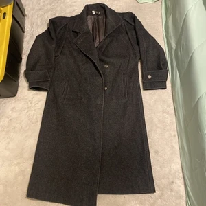 Vintage Jofeld Andover Over Coat XL Gray Wool Long Heavy Winter Classic - Picture 1 of 7