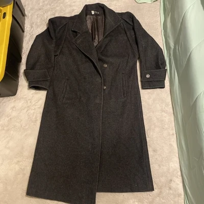 Vintage Jofeld Andover Over Coat XL Gray Wool Long Heavy Winter Classic - Image 1 of 4