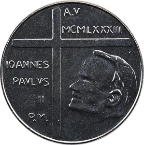 Vatican City - 100 Lire - 1983 - Unc - The Creation - Picture 1 of 2