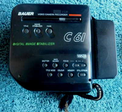 BAUER, VHS,CAMRECORDER,C61 - Bild 1 von 3