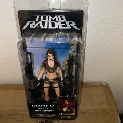 Figura de acción NECA Tomb Raider Lara Croft Player Select Stage 1 nueva Q2 Foto 1 de 3