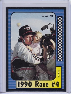 Dale Earnhardt 1991 Maxx Collection card 173 Atlanta Grade NM-MT - Image 1 of 2