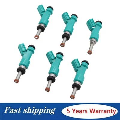 6x Inyectores de combustible para 2011 2012 2013 2014 2015 2016 Toyota Sienna 3,5 L V6 Foto 1 de 4
