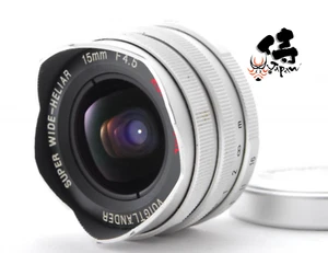 VOIGTLANDER SUPER WIDE HELIAR 15MM F4.5 ASPHERICAL L39 MOUNT LENS NO HAZE - Picture 1 of 8