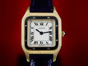 Cartier Santos Dumont Ultra Thin 18K Gelbgold Handaufzug Gold 9606 Paris Piguet - Bild 1 von 13