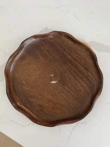 Vintage Woods of Hawaii Circular Tray Appetizer Cheese Board 12 in Diameter - Picture 1 of 5