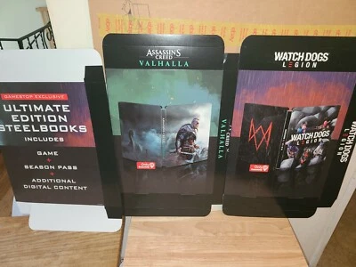 Assassin's Creed Valhalla/Watch Dogs Legion Large Display Promo Displays 21"×13" - Photo 1/3