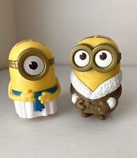 Talking Minion Figures Lot of 2 MacDonalds Happy Meal Toy 2015 Height 3”