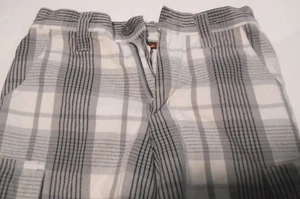 Fission shorts cargo white gray stripe kids 22 youth boys XS 8  - Picture 1 of 5