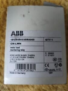 ABB motor load monitoring relay cm-lwn 1svr450335r0000