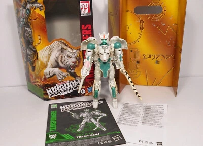 HASBRO 2021 TRANSFORMERS WFC KINGDOM BEAST WARS TIGATRON VOYAGER CLASS  w/ FLAWS - Image 1 of 4
