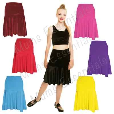 Girls Latin salsa tango rumba Cha cha Ballroom Dance Dress skirt UK MADE - Image 1 of 4