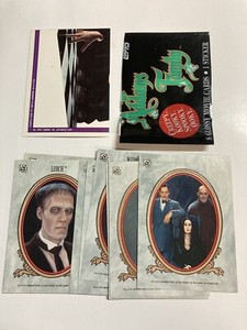 1991 Topps the Addams family complete set 99 cards, 11 stickers, wrapper