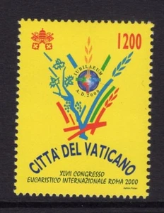 VATICAN CITY 2000 SCOTT NH 1165 Eucharistic Congress Arms - FreeUSAShip - Picture 1 of 1