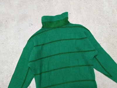 Suéter GIANNI VERSACE Lana Angora Vintage Cuello Alto Mujer ___ Talla M Foto 1 de 4