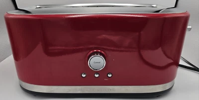 KitchenAid KMT4116ER 4 Slice Long Slot Toaster High Lift Lever, Empire Red - Image 1 of 4