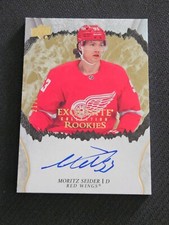 2021-22 UD EXQUISITE MORITZ SEIDER R-MS #ed 21/25 ROOKIE AUTO AUTOGRAPH RC GOLD