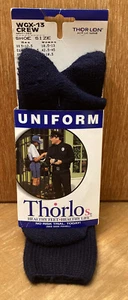 Thor-Lo Thorlo Uniform VTG NIB NEW Men 9-12.5 WM 10.5-13 Dark Navy Blue USA Made - Picture 1 of 1
