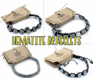 ✨ Magnetic Hematite Shamballa Unisex Bracelet 🌈 Vast Choice of Styles - Picture 1 of 23