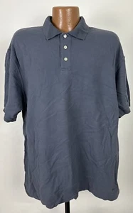 Camisa Polo Piqué Estructura Años 90 De Colección Hombres XL Azul Pizarra Manga Corta Peso Medio - Imagen 1 de 13