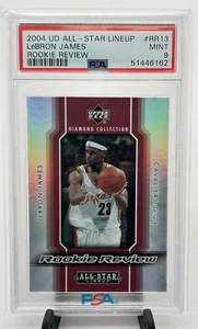 2004-05 Upper Deck Lebron James All-Star Lineup Rookie Review PSA 9 come nuovo RR#13 - Foto 1 di 2