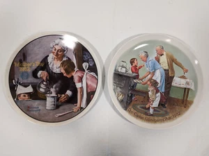 Norman Rockwell The Cooking Lesson Mother's Day & Joseph Csatari Cookie Tasting - Picture 1 of 8