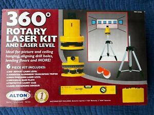 ALTON Multi-Beam & Rotary Laser Level Kit 132300 Complete with Case & Tripod