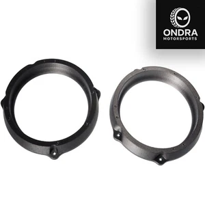 Honda S2000 6.5" Speaker Bracket Adaptor Rings - Heavy duty with weather seal - Picture 1 of 7