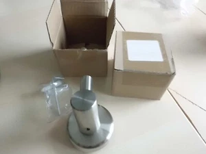 2 x Edelstahl Halter Handtuch, Bademantelhalter - Bild 1 von 1