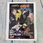 2009 Naruto Shippuden Print Ad Magazine Comic Paper Anime Art Manga Viz Media