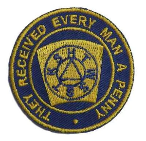 Insignia de parche bordado masónica masón (4o) grado de marca - Imagen 1 de 2