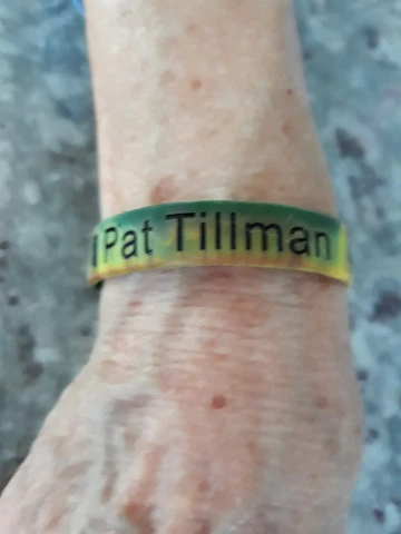 Pat Tillman (Arizona Cardinals, Hero, died 2004) Commemorative Camo Bracelet Cover