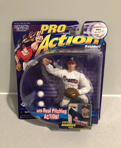 Greg Maddux 1998 Starting Lineup Pro Action Atlanta Braves Cover