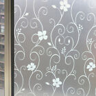 Decorative Self-Adhesive Privacy Window Film Iron Flower Frosted Glass Sticker